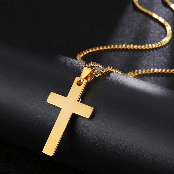 Colar-Crucifixo-Dourado-Prateado-Slim