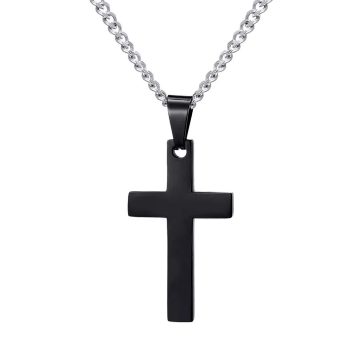 Colar-Crucifixo-Preto-Slim