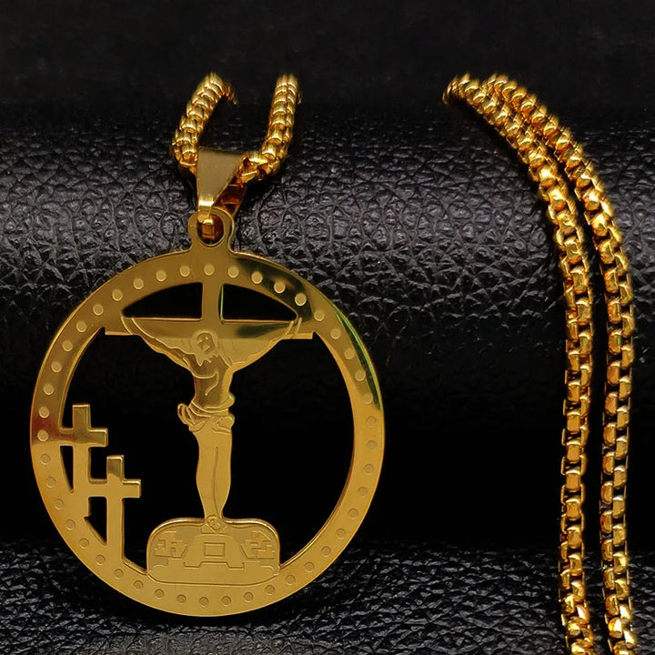 Colar-Amuleto-Dourado