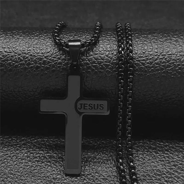 Colar-Crucifixo-Preto