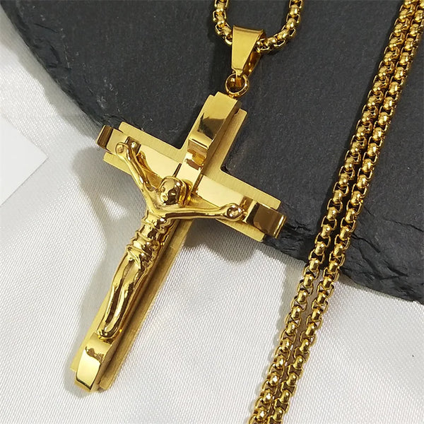 Colar-Crucifixo-Dourado