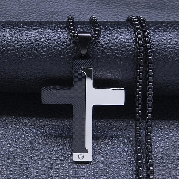Colar-Crucifixo-Preto