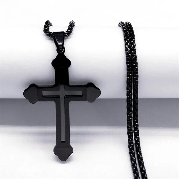 Colar-Crucifixo-Preto