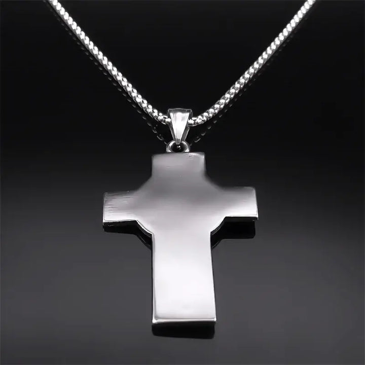 Colar-Crucifixo-Prateado