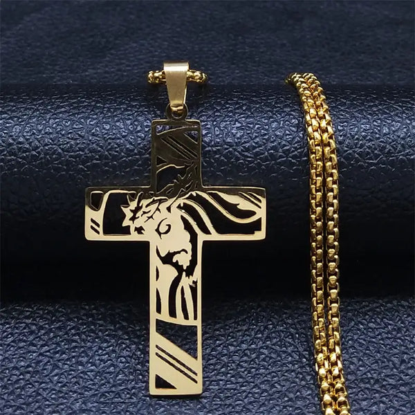 Colar-Crucifixo-Dourado