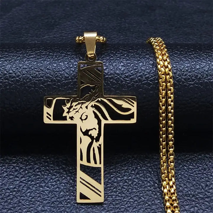 Colar-Crucifixo-Dourado