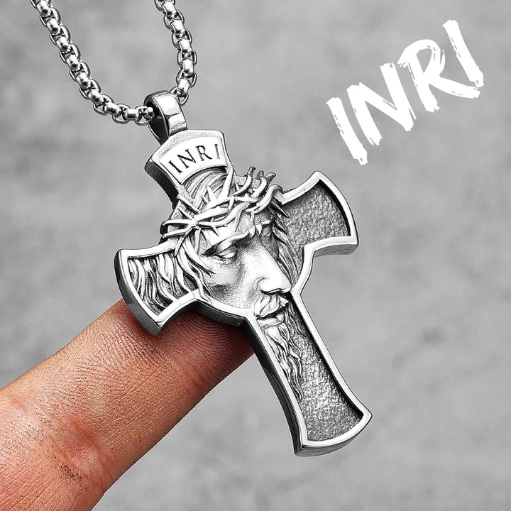 Colar-Crucifixo-Prateado